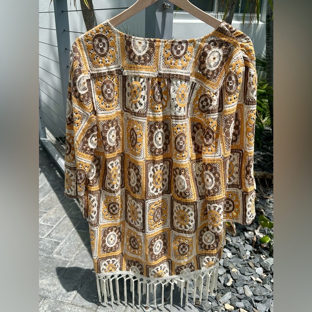 Self-Portrait Swim Cover-Up Crotchet One Size - Picture 3 of 7